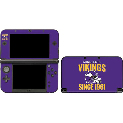 NFL Minnesota Vikings Helmet 3DS XL 2015 Skin