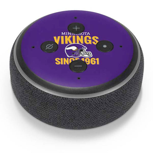 NFL Minnesota Vikings Helmet Amazon Echo Dot Skin