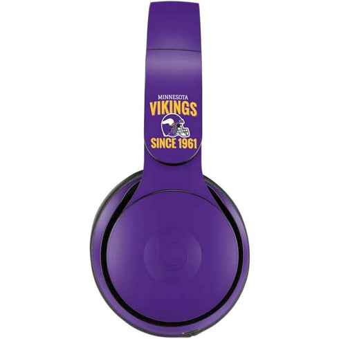 NFL Minnesota Vikings Helmet Beats Solo Pro Skin