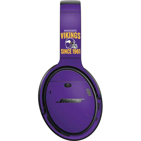 NFL Minnesota Vikings Helmet Bose QuietComfort 35 II Headphones Skin