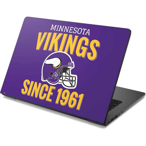 NFL Minnesota Vikings Helmet Dell Chromebook Skin