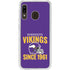 NFL Minnesota Vikings Helmet Galaxy A20 Clear Case