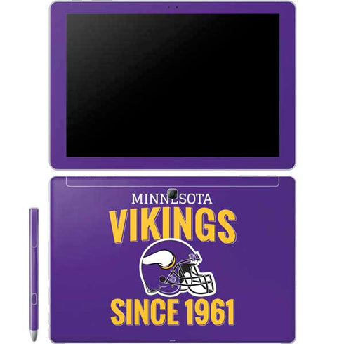 NFL Minnesota Vikings Helmet Galaxy Book 12in Skin