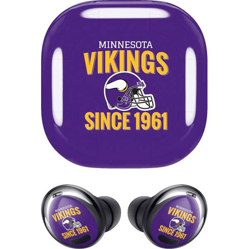 NFL Minnesota Vikings Helmet Galaxy Buds Pro Skin