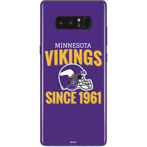 NFL Minnesota Vikings Helmet Galaxy Note 8 Skin
