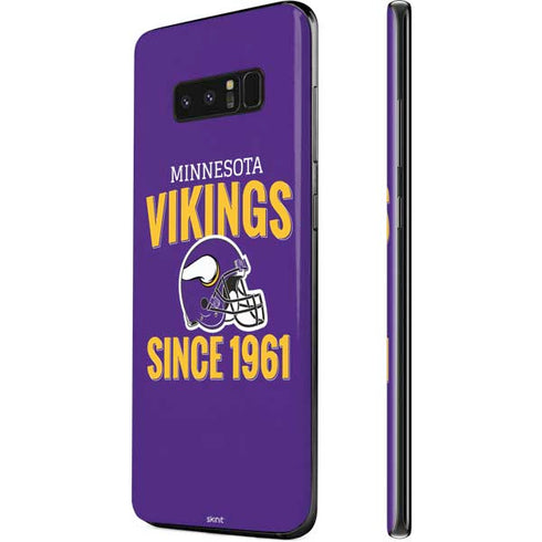 NFL Minnesota Vikings Helmet Galaxy Note 8 Skin