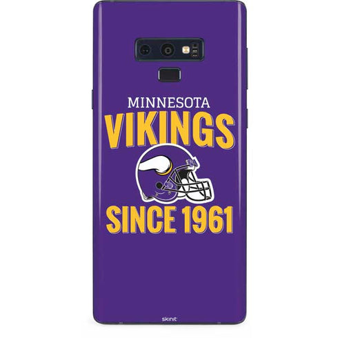 NFL Minnesota Vikings Helmet Galaxy Note 9 Skin