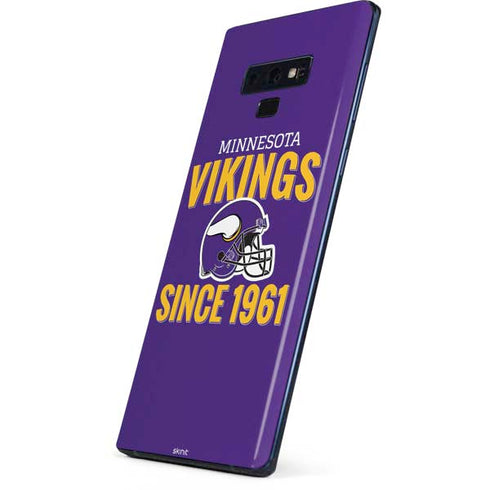 NFL Minnesota Vikings Helmet Galaxy Note 9 Skin