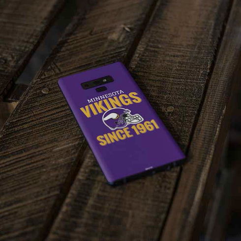 NFL Minnesota Vikings Helmet Galaxy Note 9 Skin