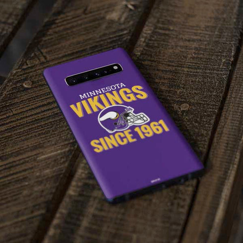 NFL Minnesota Vikings Helmet Galaxy S10 Skin