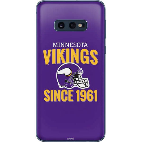 NFL Minnesota Vikings Helmet Galaxy S10e Skin