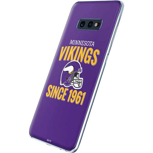 NFL Minnesota Vikings Helmet Galaxy S10e Skin