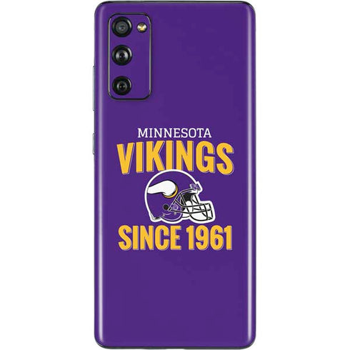 NFL Minnesota Vikings Helmet Galaxy S20 Fan Edition Skin