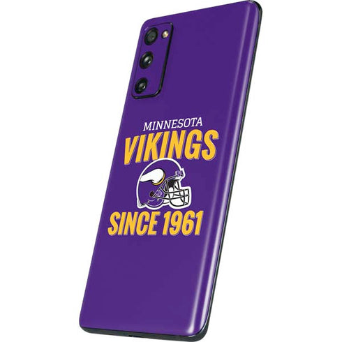 NFL Minnesota Vikings Helmet Galaxy S20 Fan Edition Skin