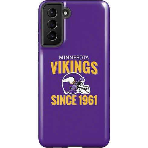 NFL Minnesota Vikings Helmet Galaxy S21 Plus 5G Pro Case