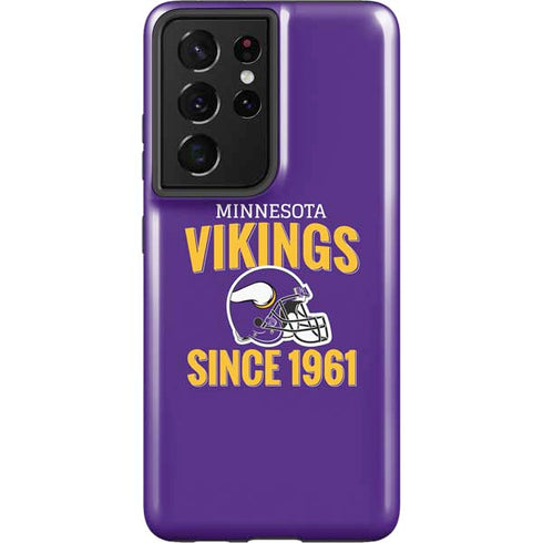 NFL Minnesota Vikings Helmet Galaxy S21 Ultra 5G Pro Case
