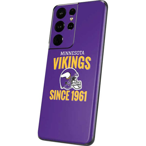NFL Minnesota Vikings Helmet Galaxy S21 Ultra 5G Skin