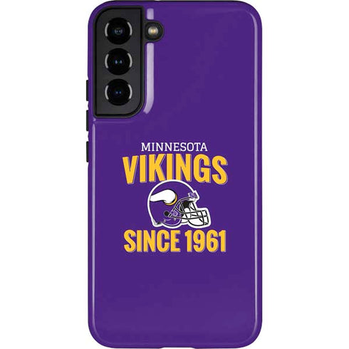 NFL Minnesota Vikings Helmet Galaxy S22 Plus Pro Case
