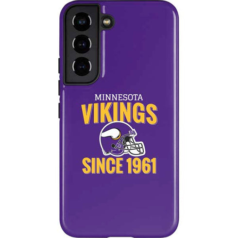 NFL Minnesota Vikings Helmet Galaxy S22 Pro Case