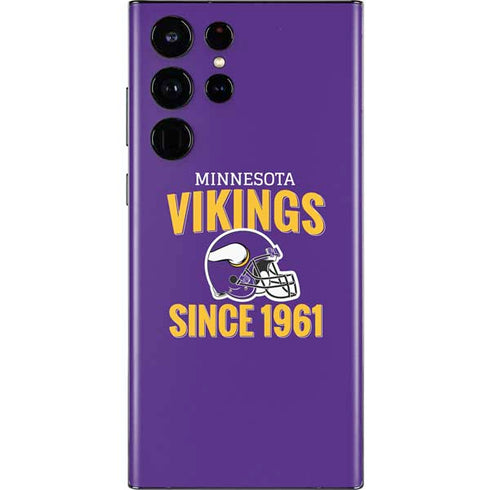 NFL Minnesota Vikings Helmet Galaxy S22 Ultra Skin