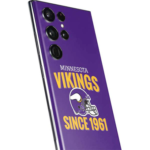 NFL Minnesota Vikings Helmet Galaxy S22 Ultra Skin