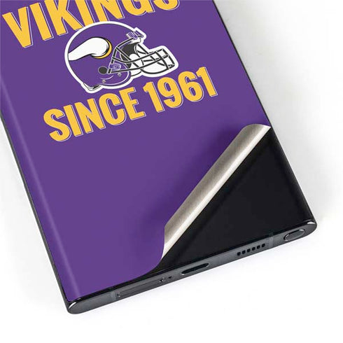 NFL Minnesota Vikings Helmet Galaxy S22 Ultra Skin