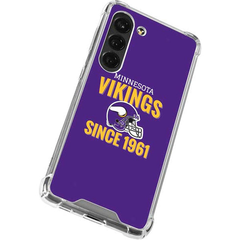 NFL Minnesota Vikings Helmet Galaxy S23 Clear Case