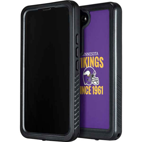 NFL Minnesota Vikings Helmet Galaxy S23 Plus Waterproof Case