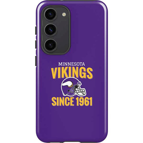 NFL Minnesota Vikings Helmet Galaxy S23 Pro Case