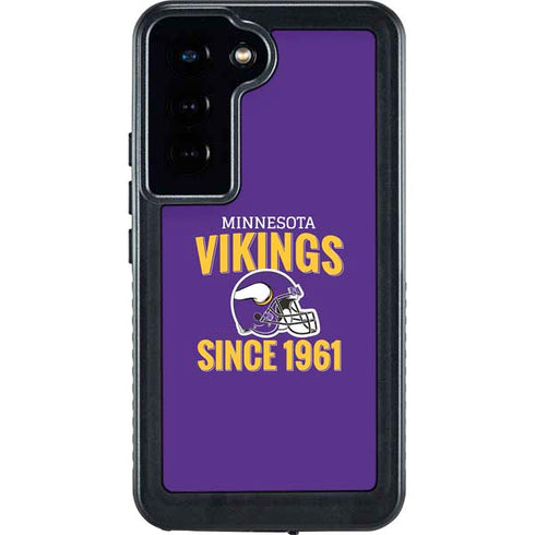 NFL Minnesota Vikings Helmet Galaxy S23 Waterproof Case