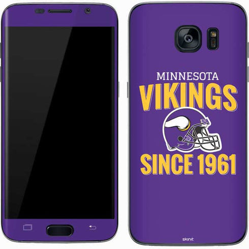 NFL Minnesota Vikings Helmet Galaxy S7 Skin