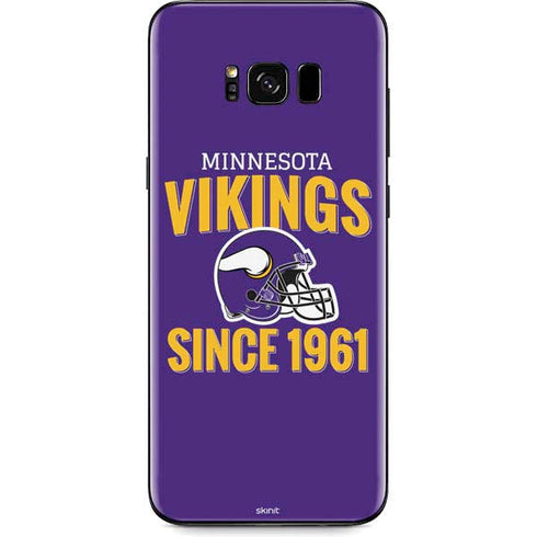 NFL Minnesota Vikings Helmet Galaxy S8 Skin