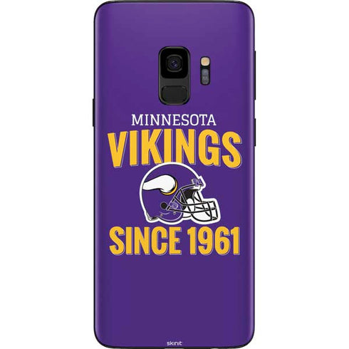 NFL Minnesota Vikings Helmet Galaxy S9 Skin