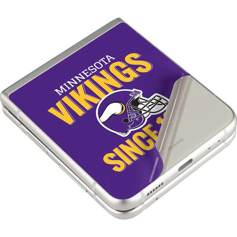 NFL Minnesota Vikings Helmet Galaxy Z Flip3 5G Skin