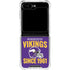 NFL Minnesota Vikings Helmet Galaxy Z Flip5 5G Clear Case