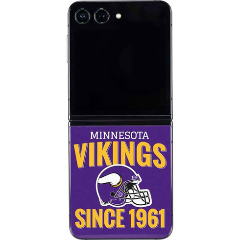 NFL Minnesota Vikings Helmet Galaxy Z Flip5 5G Skin