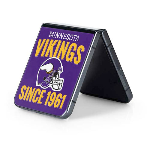 NFL Minnesota Vikings Helmet Galaxy Z Flip5 5G Skin
