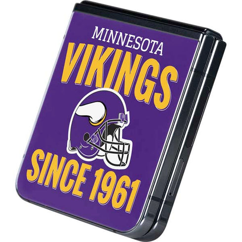 NFL Minnesota Vikings Helmet Galaxy Z Flip5 5G Skin