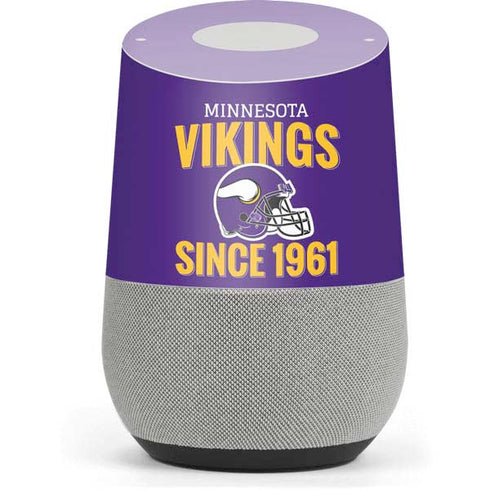 NFL Minnesota Vikings Helmet Google Home Skin