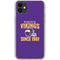 NFL Minnesota Vikings Helmet iPhone 11 Clear Case