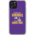 NFL Minnesota Vikings Helmet iPhone 11 Pro Clear Case