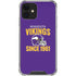 NFL Minnesota Vikings Helmet iPhone 12 Clear Case