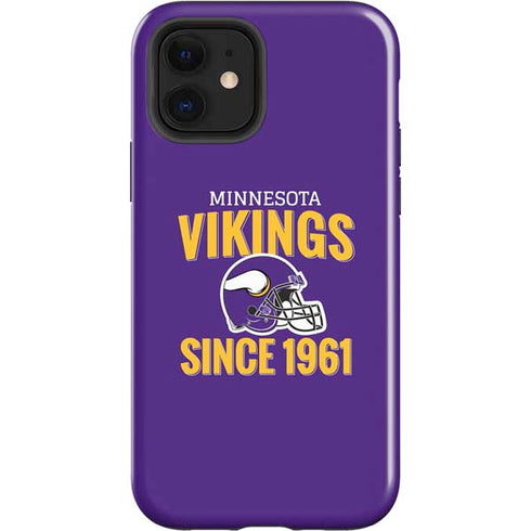 NFL Minnesota Vikings Helmet iPhone 12 Impact Case