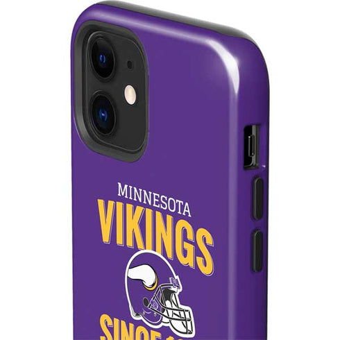 NFL Minnesota Vikings Helmet iPhone 12 Impact Case