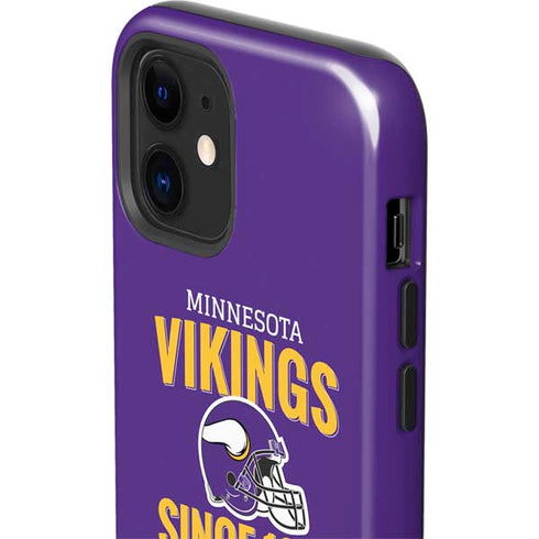 NFL Minnesota Vikings Helmet iPhone 12 Mini Impact Case