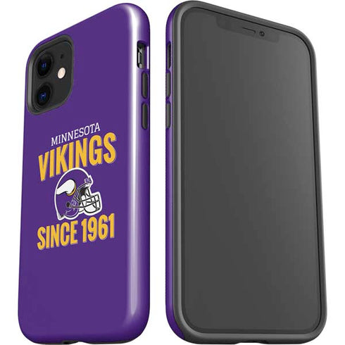 NFL Minnesota Vikings Helmet iPhone 12 Mini Impact Case
