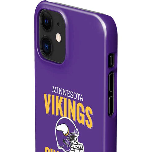 NFL Minnesota Vikings Helmet iPhone 12 Mini Lite Case