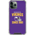NFL Minnesota Vikings Helmet iPhone 12 Pro Clear Case