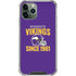 NFL Minnesota Vikings Helmet iPhone 12 Pro Max Clear Case