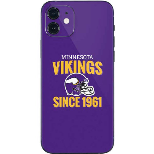 NFL Minnesota Vikings Helmet iPhone 12 Skin